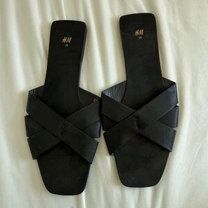 H&M Women's Elegant Black Sandals